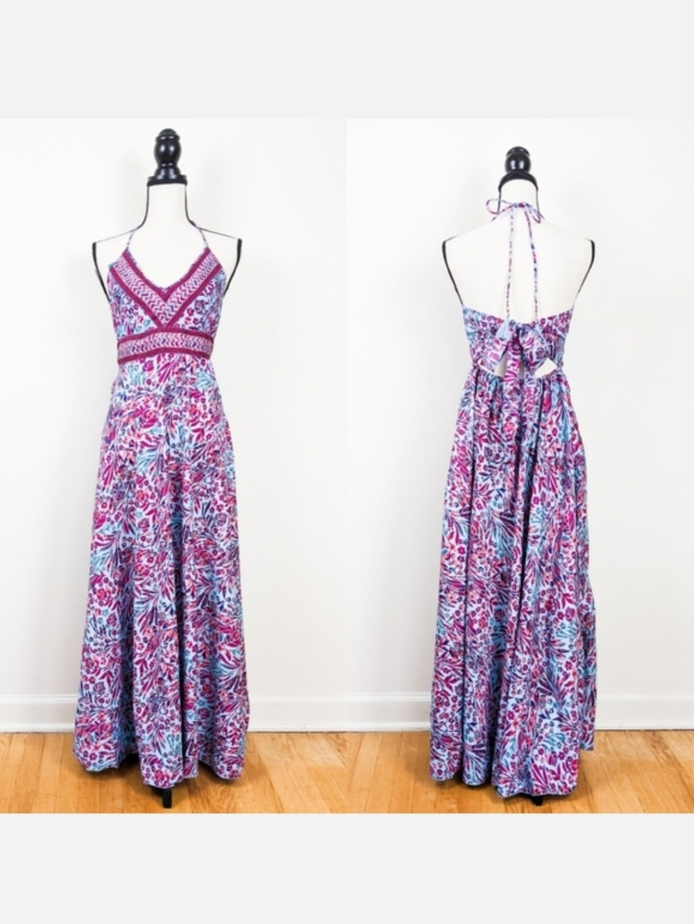 💜🦋LAST🦋 NWT Aller Simplement Rochelle Halter Sundress